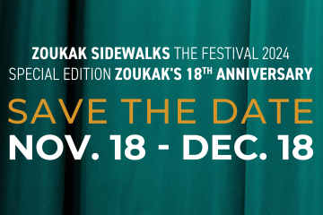 Save the Date! Zoukak Sidewalks The Festival 2024